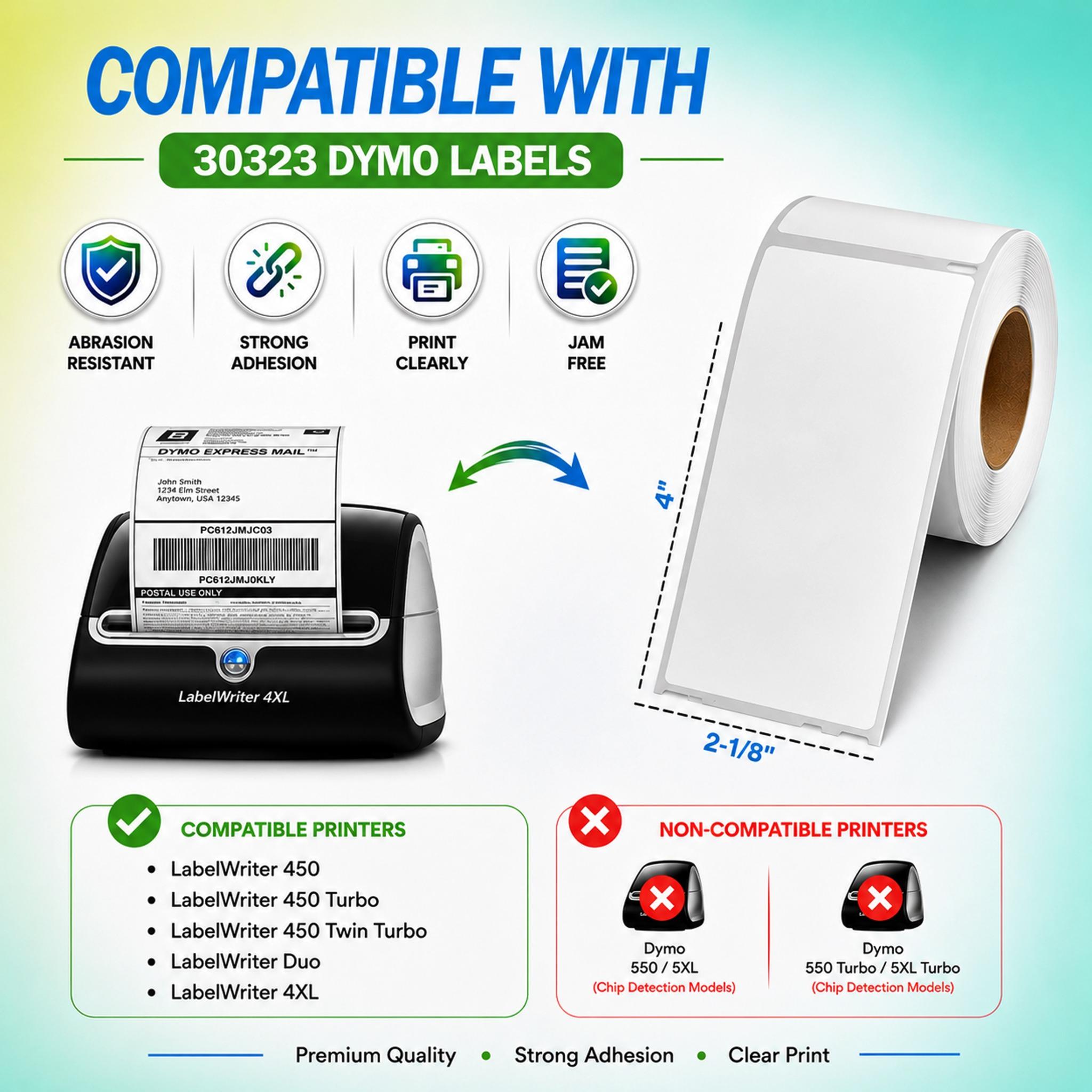 30323 Dymo compatibility and printer information